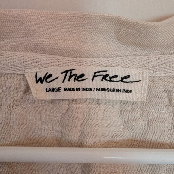 We The Free People Tank Top Swing Babydoll Peasant Boho - size L - Picture 3 of 6